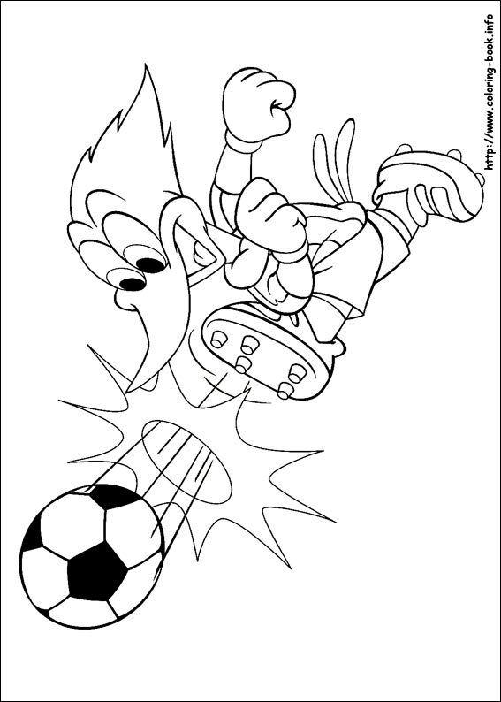 Woody Woodpecker kolorowanki